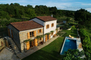 Stone house with a pool